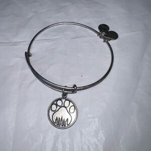 Alex and Ani Paw Footprint Charm Bracelet